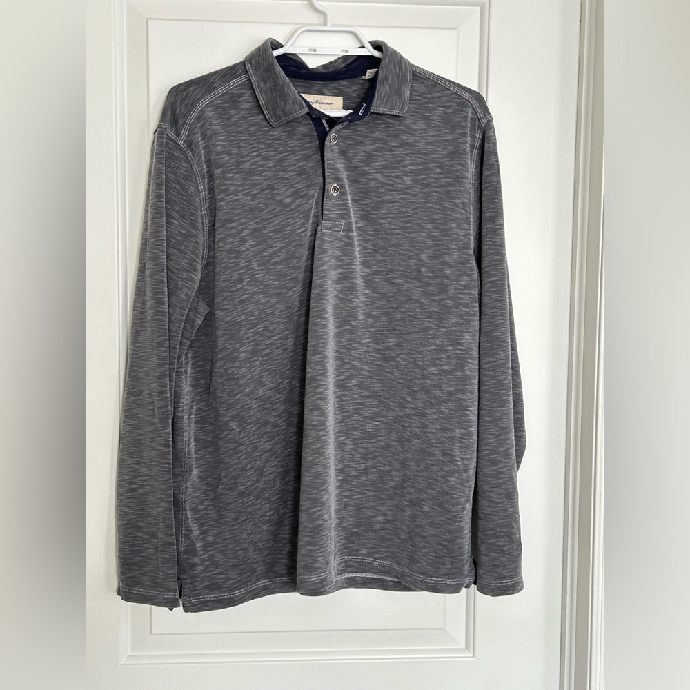 TOMMY BAHAMA long sleeve men’s polo shirt. Size M